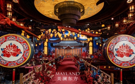 东方厅 [ 最大22桌 · 高7.0m · 无柱 · 低消2688 ]